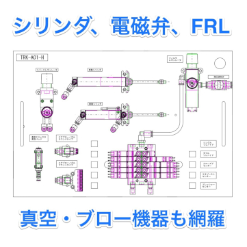 トレーニングキットの仕様図です。