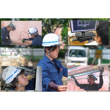 最近若者の入社が多く、熟練者が指導し次世代育成中！